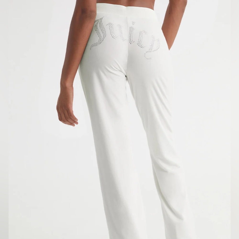 RARE juicy couture “angel” og bling velour track pants
